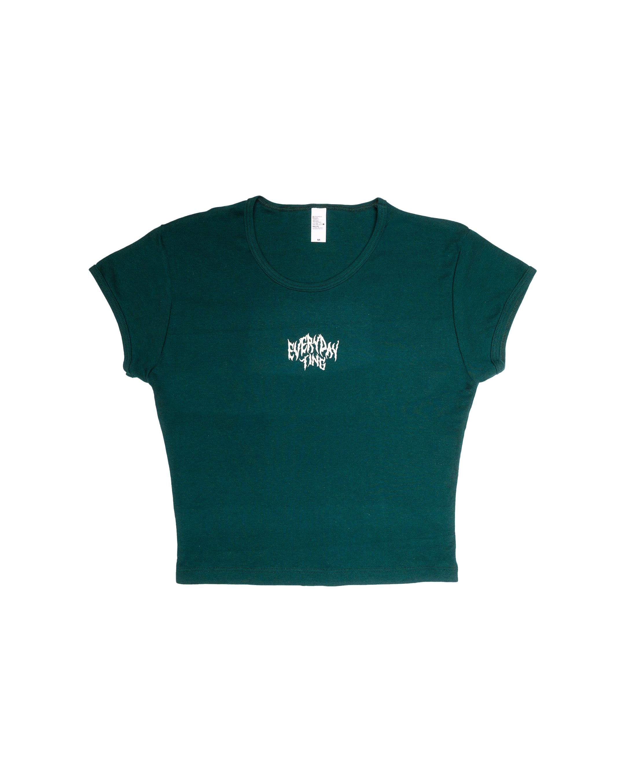 Grunge Cap Sleeve Crop Top