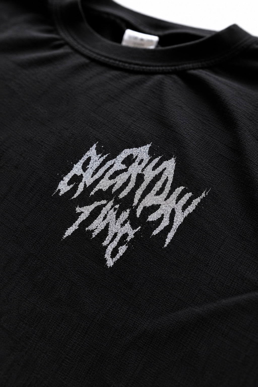 Black backbone Boxy Tee
