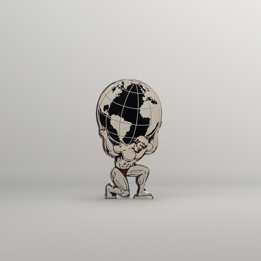 Everyday Ting Atlas Silver Pin